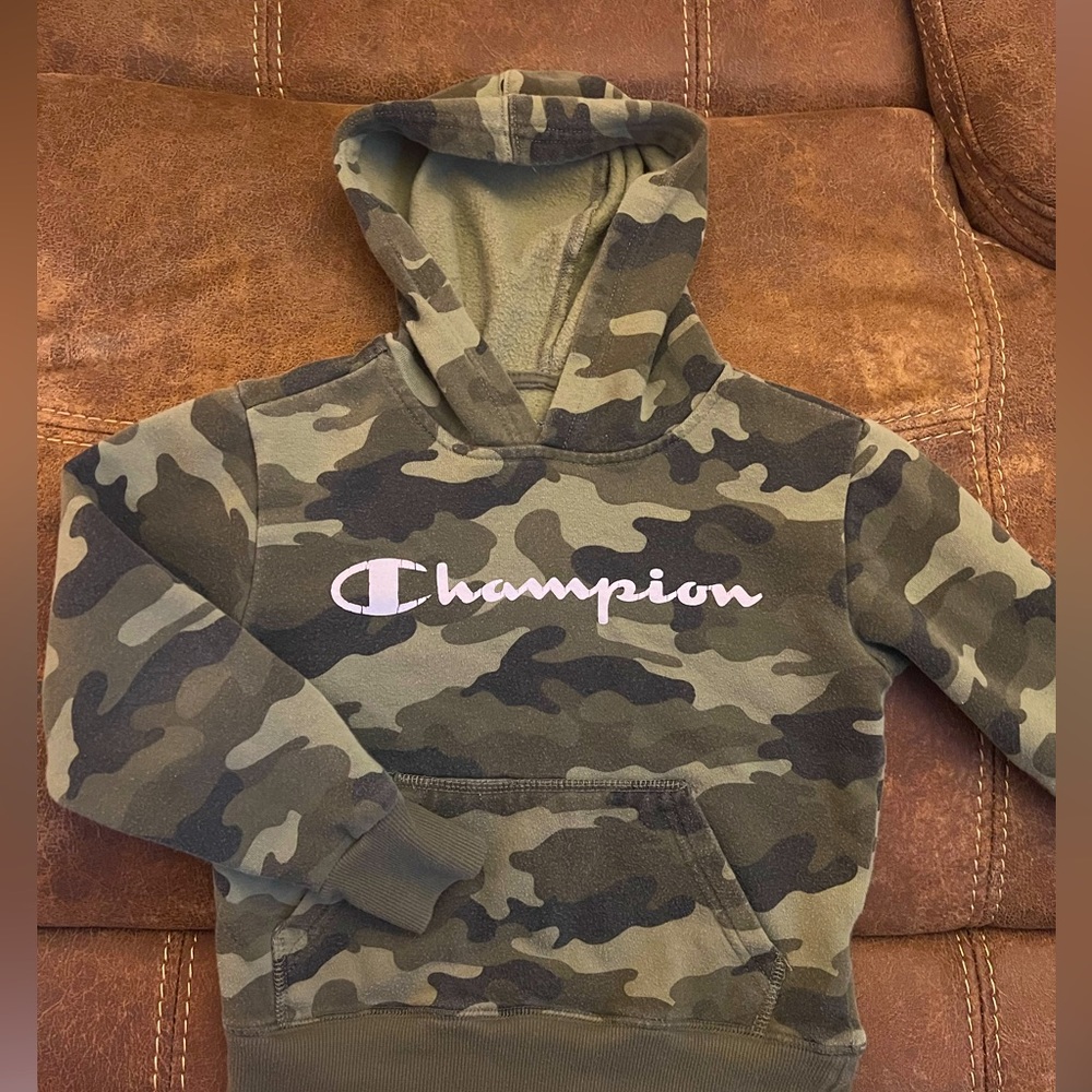 Boys Camo Hoodie